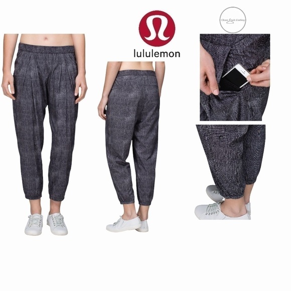 LULULEMON Rollin' With My Omies Pant
Burlap Texture Black Dune / Black -… - Picture 1 of 8